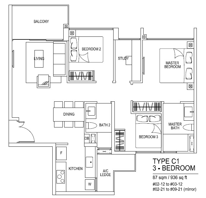 Bellewoods ec floorplans