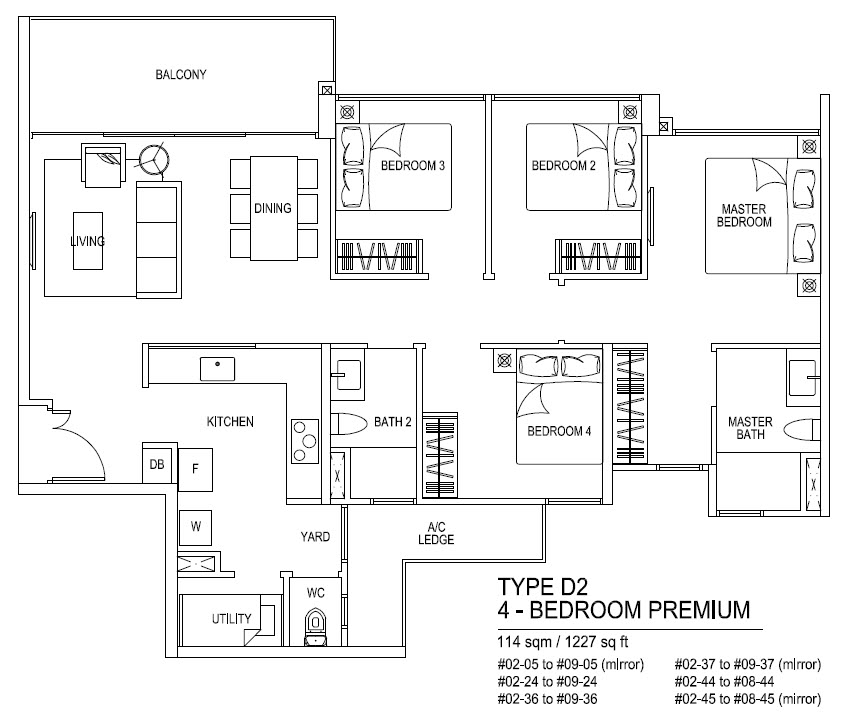 4 Bedroom Premium